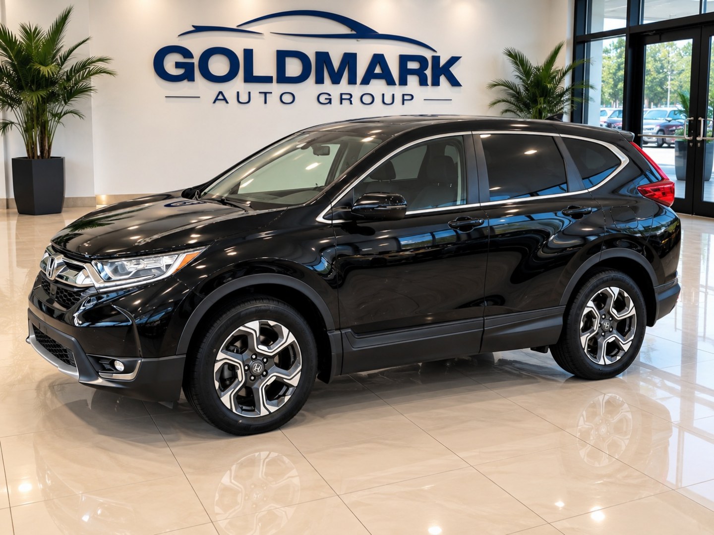 2019 Black /Black Honda CR-V EX AWD (7FARW2H51KE) with an 1.5L L4 16V DOHC TURBO engine, CVT transmission, located at 4000 Bee Ridge Road, Sarasota, FL, 34233, (941) 926-0300, 27.298664, -82.489151- Photo#0