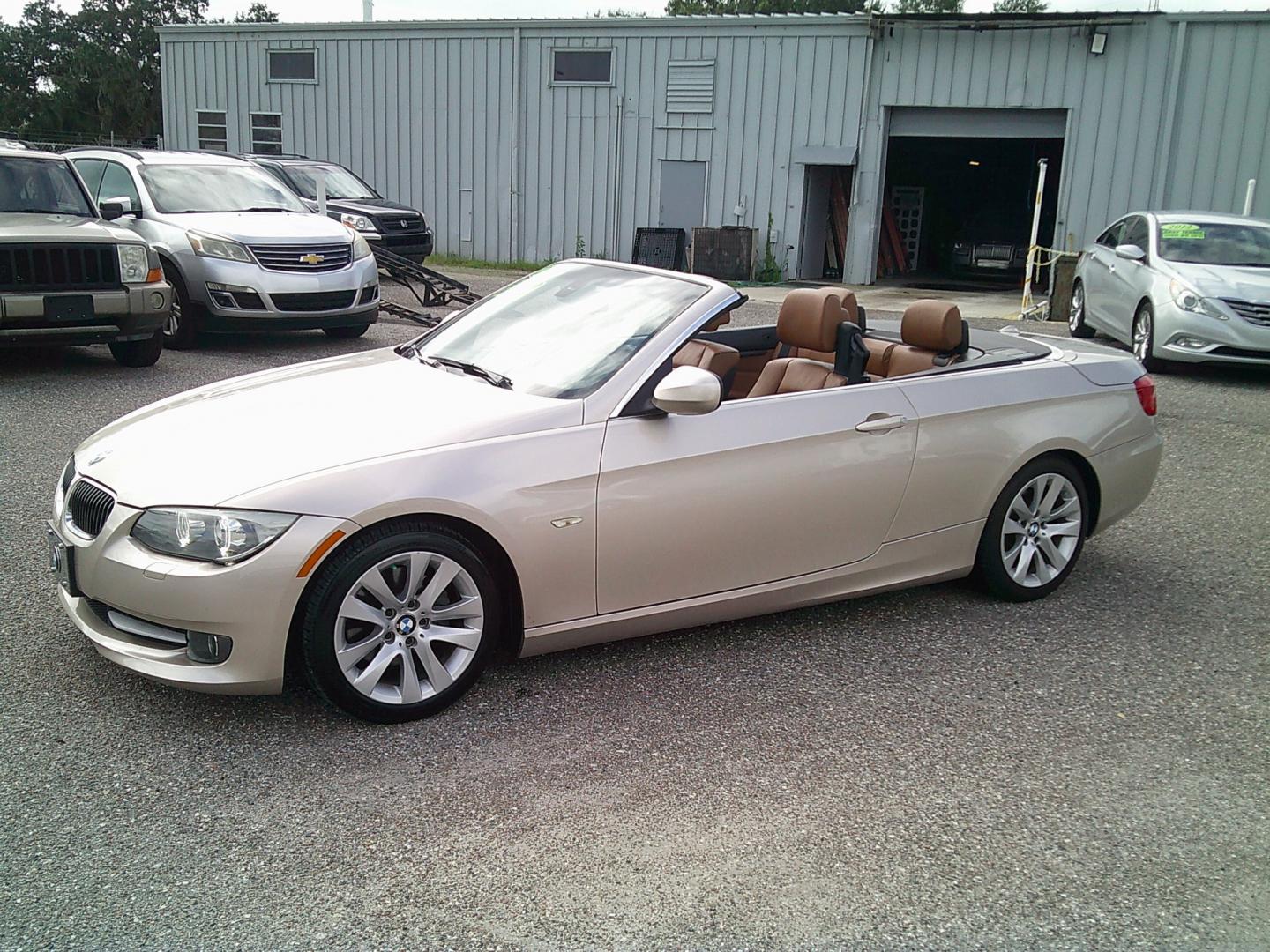 2013 Gold /Brown BMW 3-Series 328i Convertible (WBADW7C52DE) with an 3.0L L6 DOHC 24V engine, Automatic transmission, located at 4000 Bee Ridge Road, Sarasota, FL, 34233, (941) 926-0300, 27.298664, -82.489151- Photo#1