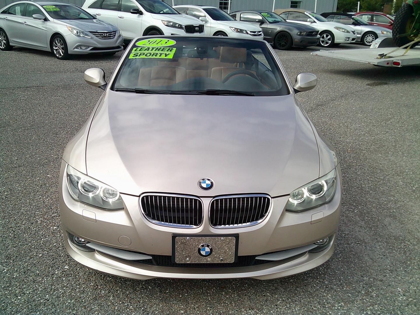 2013 Gold /Brown BMW 3-Series 328i Convertible (WBADW7C52DE) with an 3.0L L6 DOHC 24V engine, Automatic transmission, located at 4000 Bee Ridge Road, Sarasota, FL, 34233, (941) 926-0300, 27.298664, -82.489151- Photo#2