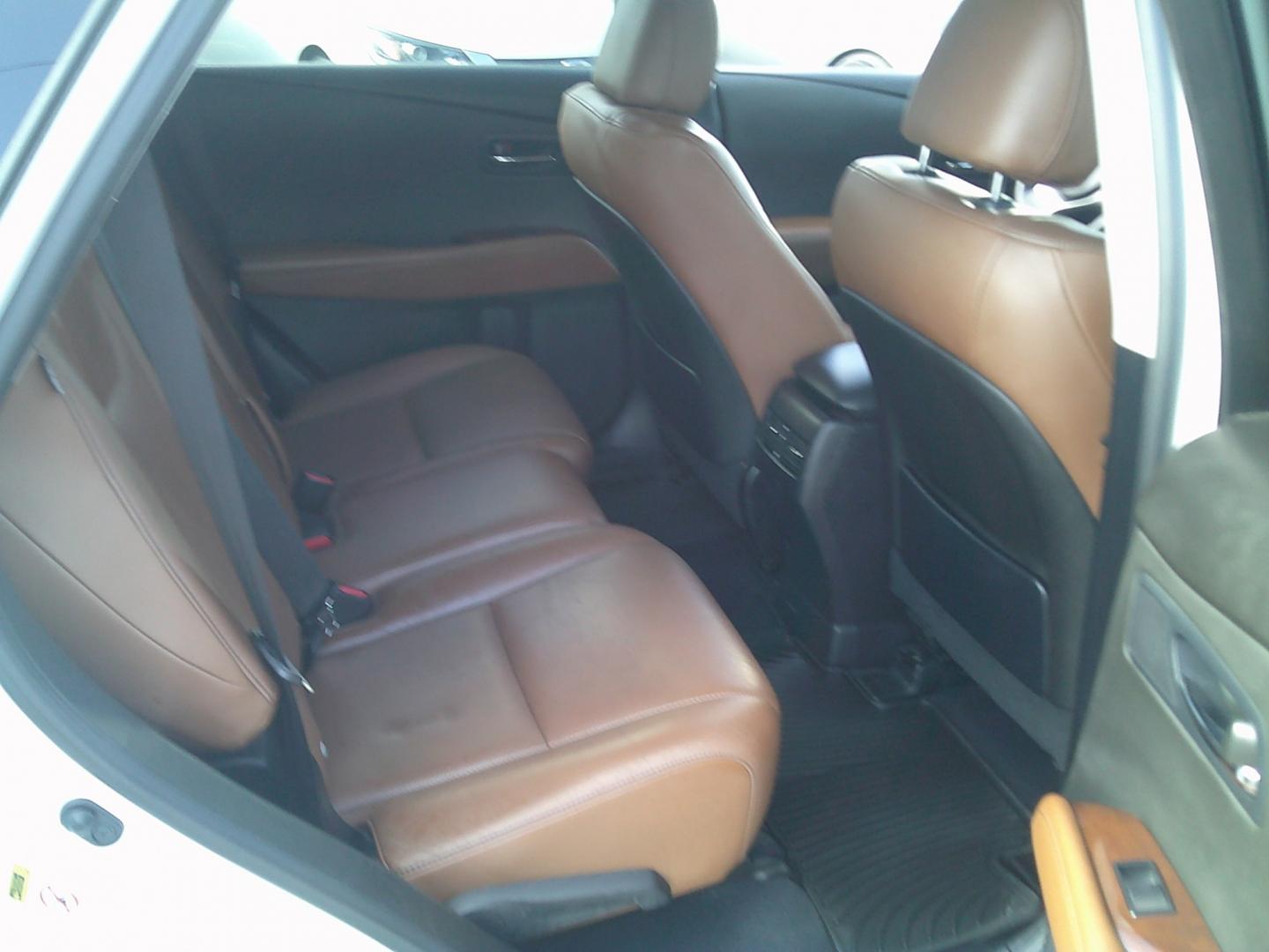 2015 White /Brown Lexus RX 350 FWD (2T2ZK1BA9FC) with an 3.5L V6 DOHC 24V engine, 6-Speed Automatic transmission, located at 4000 Bee Ridge Road, Sarasota, FL, 34233, (941) 926-0300, 27.298664, -82.489151- Photo#14