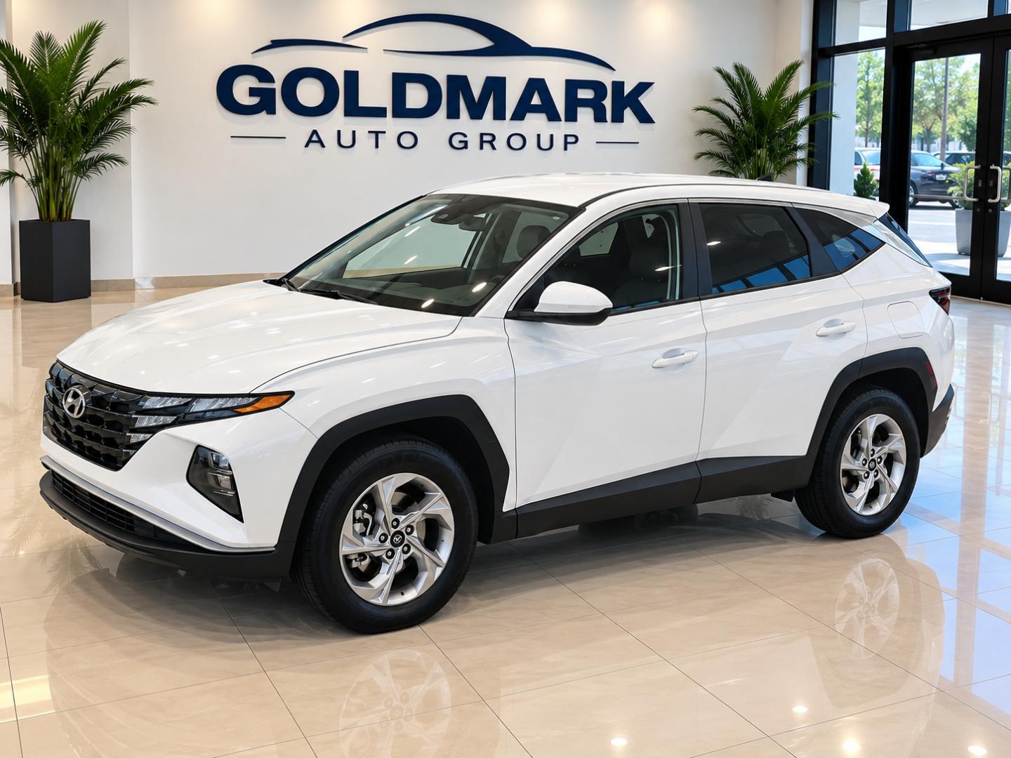 2022 White /Black Hyundai Tucson SE (5NMJA3AE1NH) with an 2.5L L4 DOHC 16V engine, 8A transmission, located at 4000 Bee Ridge Road, Sarasota, FL, 34233, (941) 926-0300, 27.298664, -82.489151- Photo#0