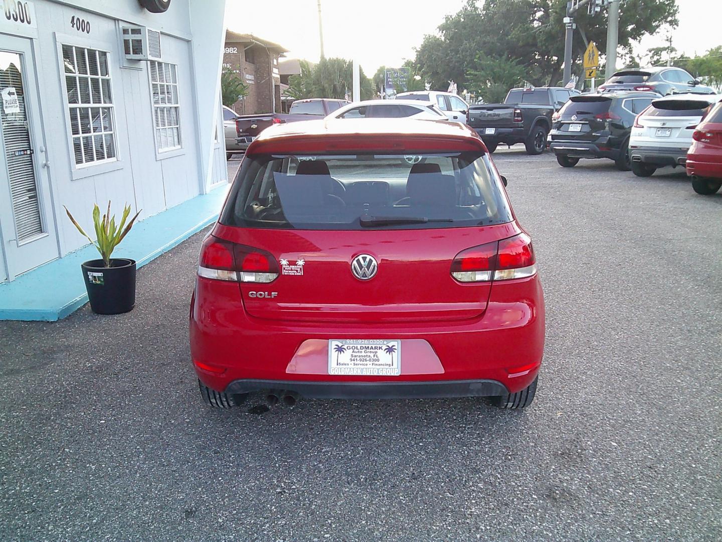 2014 Red /Black Volkswagen Golf 2.5L Conv & Sunroof 4 Door PZEV (WVWDB7AJ8EW) with an 2.5L L5 DOHC 20V engine, 6-Speed Automatic transmission, located at 4000 Bee Ridge Road, Sarasota, FL, 34233, (941) 926-0300, 27.298664, -82.489151- Photo#7