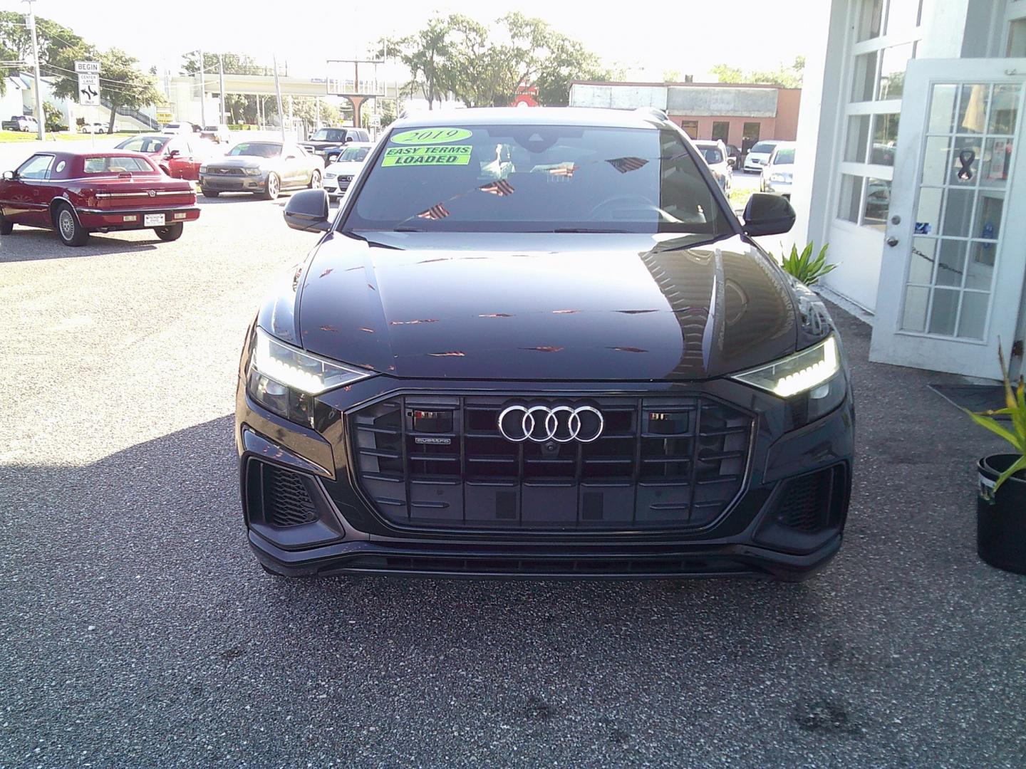 2019 Black /Black Audi Q8 3.0 TFSI Prestige quattro (WA1FVAF13KD) with an 3.0L V6 DOHC 24V TURBO engine, 8A transmission, located at 4000 Bee Ridge Road, Sarasota, FL, 34233, (941) 926-0300, 27.298664, -82.489151- Photo#1