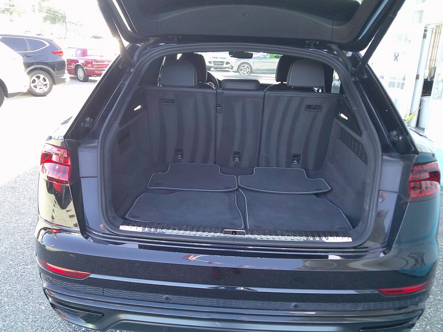 2019 Black /Black Audi Q8 3.0 TFSI Prestige quattro (WA1FVAF13KD) with an 3.0L V6 DOHC 24V TURBO engine, 8A transmission, located at 4000 Bee Ridge Road, Sarasota, FL, 34233, (941) 926-0300, 27.298664, -82.489151- Photo#9