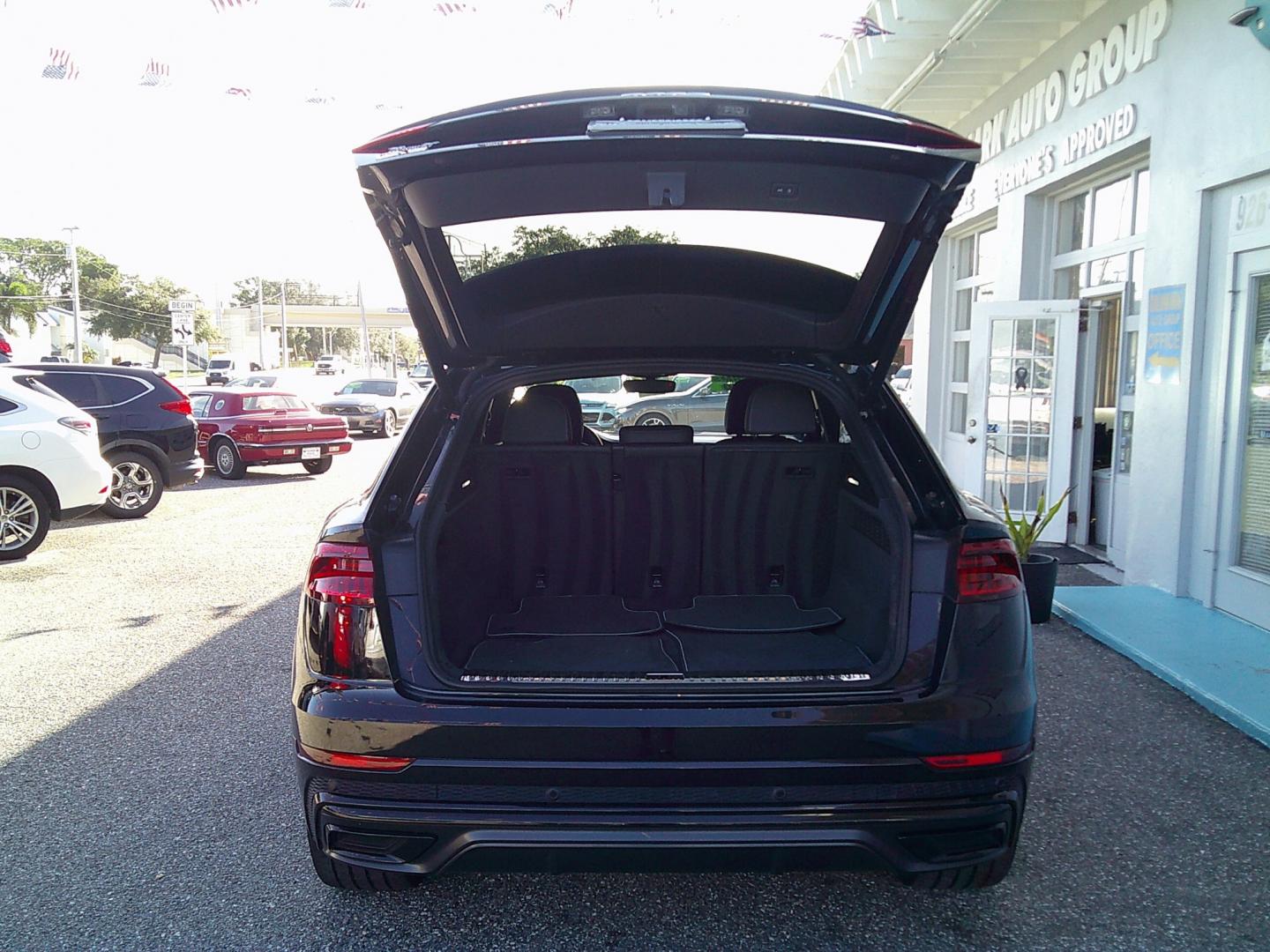 2019 Black /Black Audi Q8 3.0 TFSI Prestige quattro (WA1FVAF13KD) with an 3.0L V6 DOHC 24V TURBO engine, 8A transmission, located at 4000 Bee Ridge Road, Sarasota, FL, 34233, (941) 926-0300, 27.298664, -82.489151- Photo#8