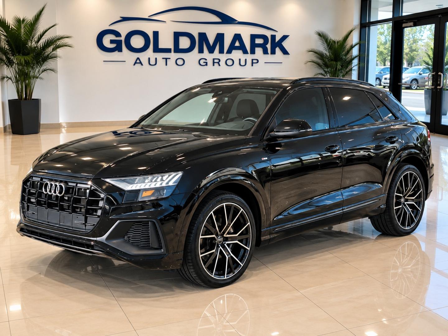 2019 Black /Black Audi Q8 3.0 TFSI Prestige quattro (WA1FVAF13KD) with an 3.0L V6 DOHC 24V TURBO engine, 8A transmission, located at 4000 Bee Ridge Road, Sarasota, FL, 34233, (941) 926-0300, 27.298664, -82.489151- Photo#0