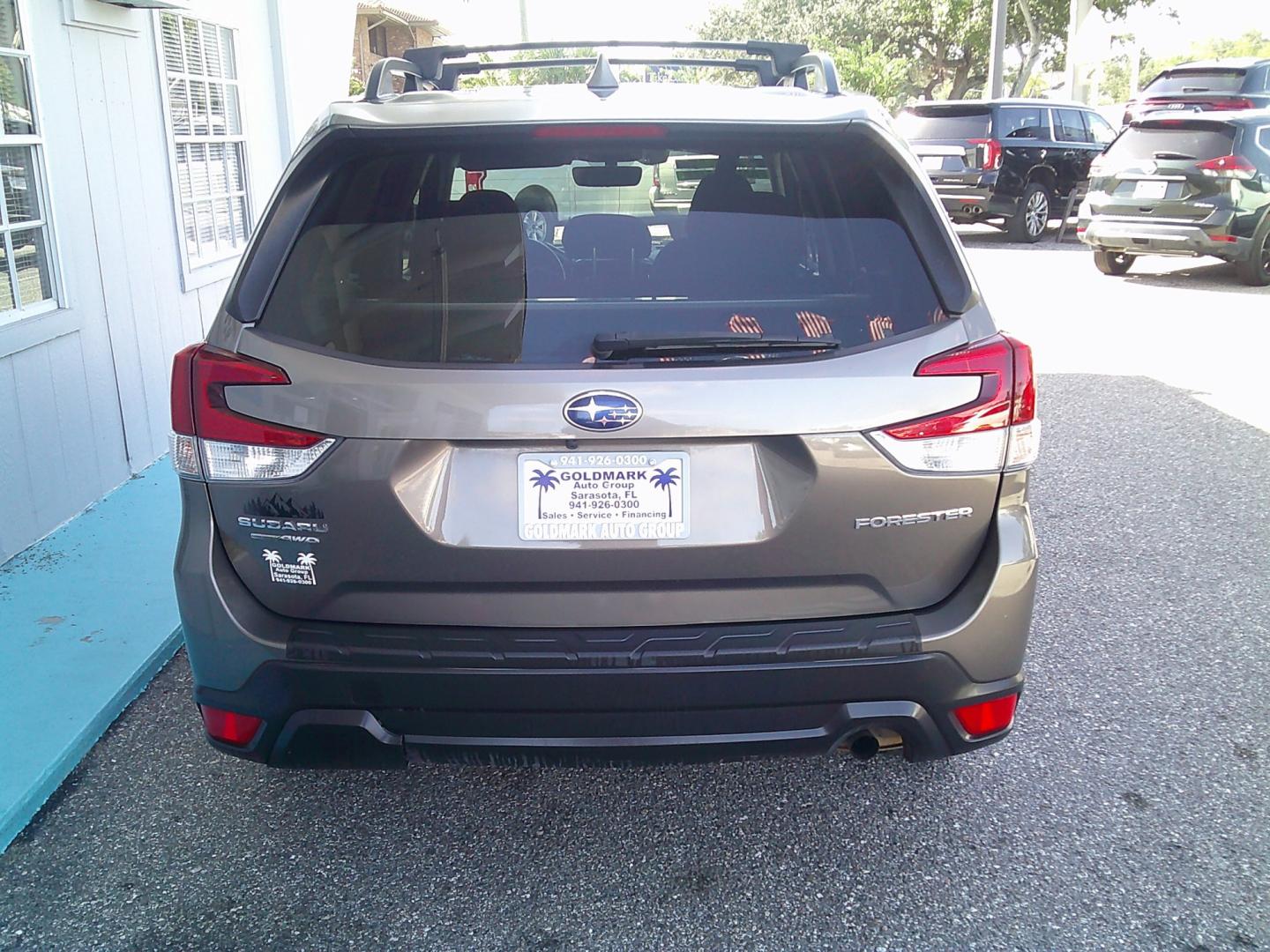 2019 Brown /Beige Subaru Forester Premium (JF2SKAGC4KH) with an 2.5L H4 SOHC 16V engine, CVT transmission, located at 4000 Bee Ridge Road, Sarasota, FL, 34233, (941) 926-0300, 27.298664, -82.489151- Photo#6