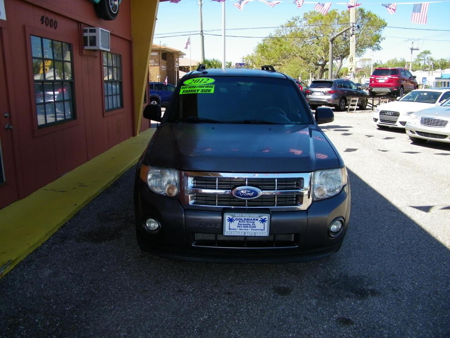 2012 Gray /Gray Ford Escape XLT (1FMCU9DG4CK) with an 3.0L Flex Fuel V6 240hp 223ft. lbs. engine, Automatic transmission, located at 4000 Bee Ridge Road, Sarasota, FL, 34233, (941) 926-0300, 27.298664, -82.489151 - Photo#1